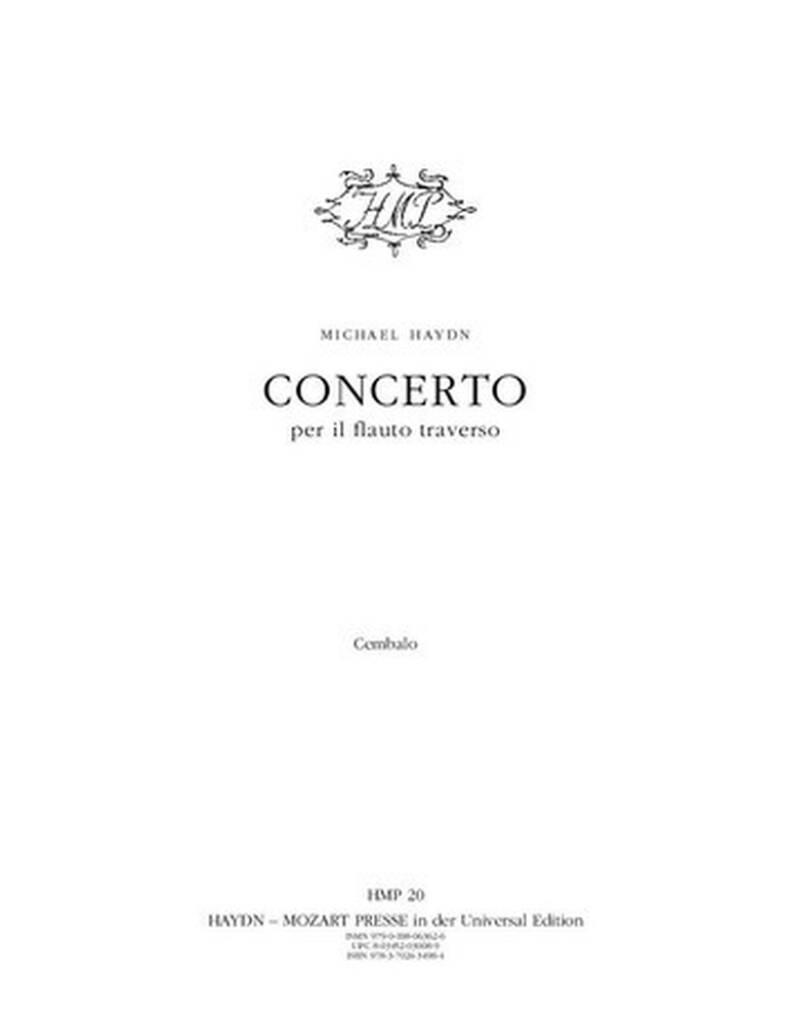 Johann Michael Haydn: Concerto Per Il Flauto Traverso: Orchester mit Solo