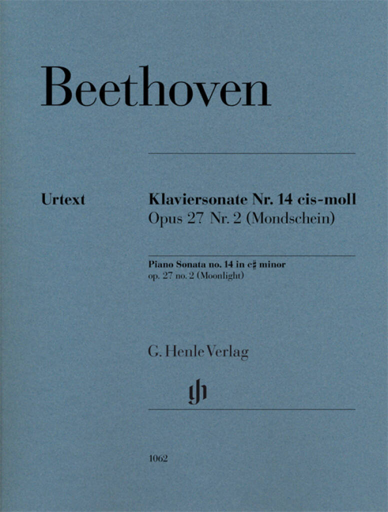 Ludwig van Beethoven: Klaviersonate Nr. 14 cis-moll op. 27 Nr. 2: Klavier Solo