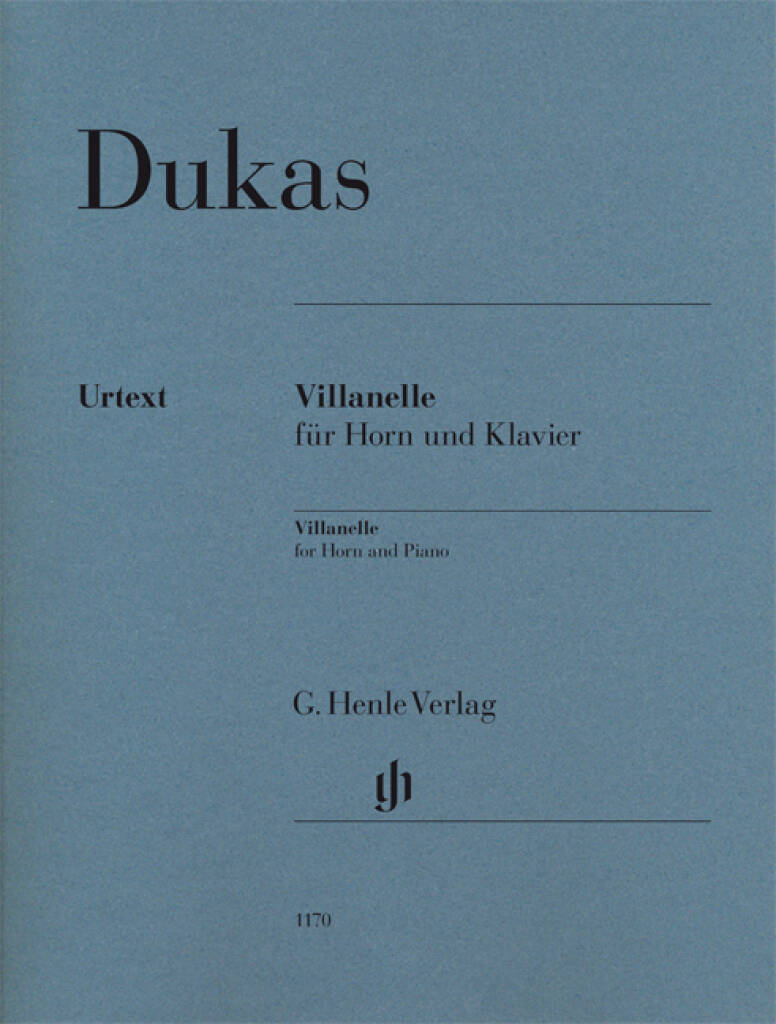 Paul Dukas: Villanelle für Horn und Klavier: Horn mit Begleitung