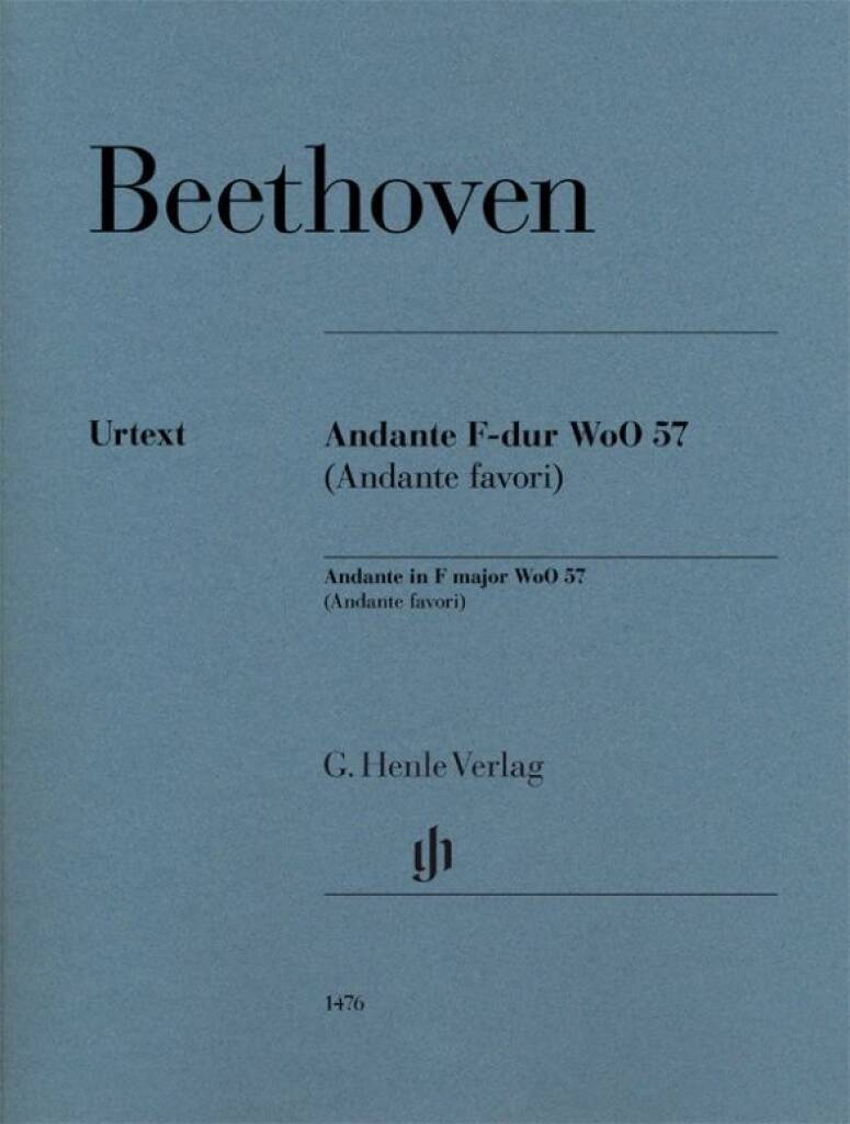 Ludwig van Beethoven: Andante F-durWoO 57 (Andante favori): Klavier Solo