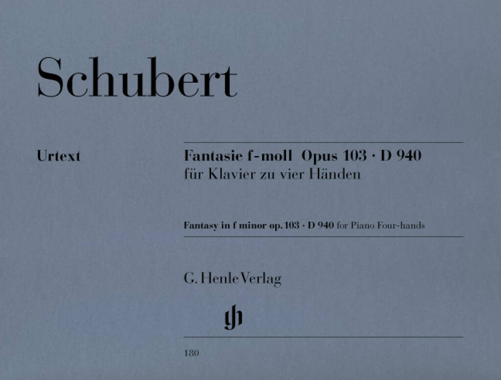 Franz Schubert: Fantasie F-Moll Fur Klavier Zu Vier Handen D.940: Klavier vierhändig