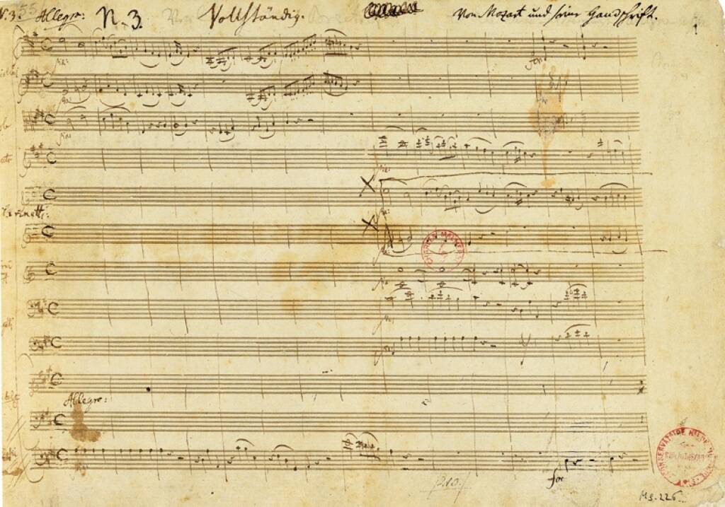 Wolfgang Amadeus Mozart: Piano Concerto A Major Kv 488 Orchestra Facsimile: Klavier Solo