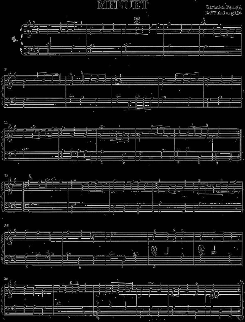 Johann Sebastian Bach: Notebook For Anna Magdalena Bach: Klavier Solo