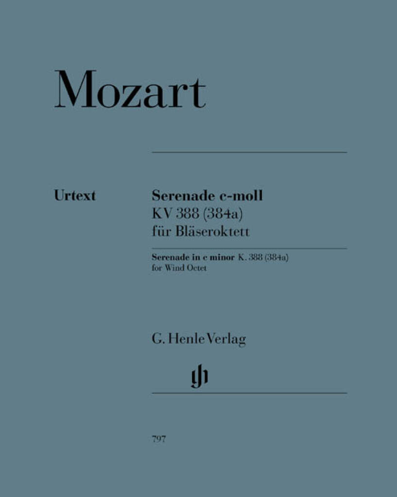 Wolfgang Amadeus Mozart: Serenade In C Minor For Wind Octet: Bläser Duett