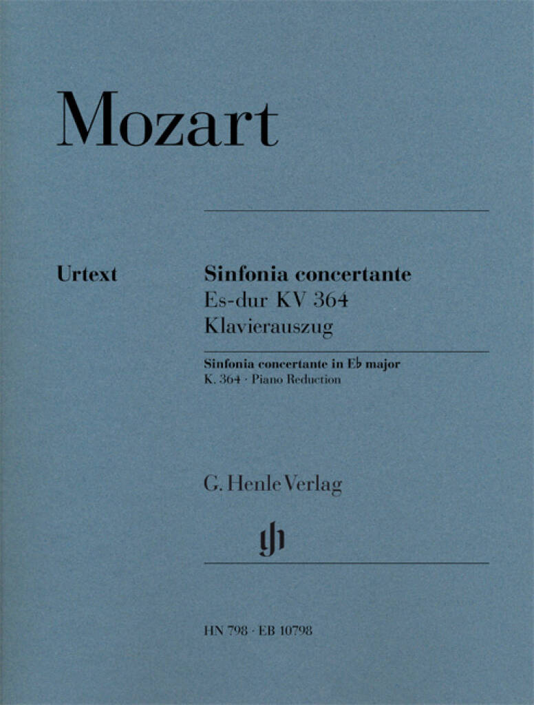 Wolfgang Amadeus Mozart: Sinfonia Concertante E Flat KV.364: Klaviertrio
