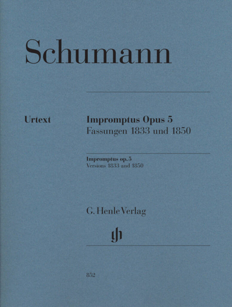 Robert Schumann: Impromptus Op.5 - Fassungen 1833 Und 1850: Klavier Solo