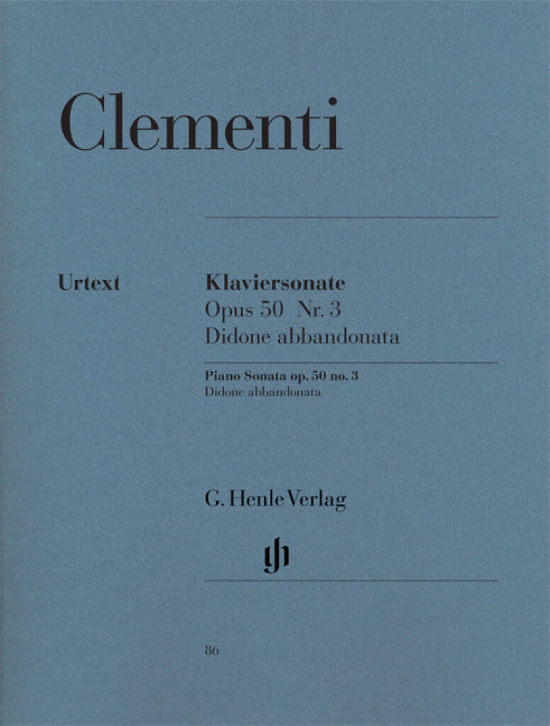 Muzio Clementi: Sonata Op 50 N 3 Didone Abbandonata: Klavier Solo