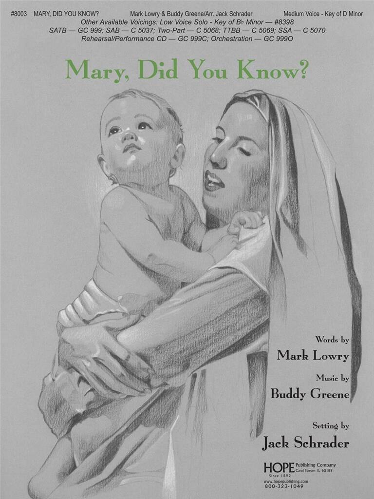 Buddy Greene: Mary, Did You Know?: (Arr. Jack Schrader): Gesang Solo