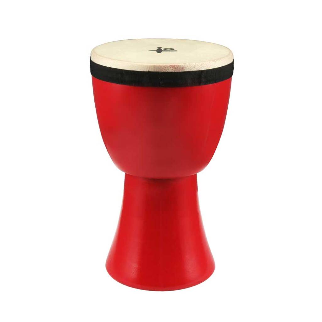 6' Red Pre-Tuned African Djembe