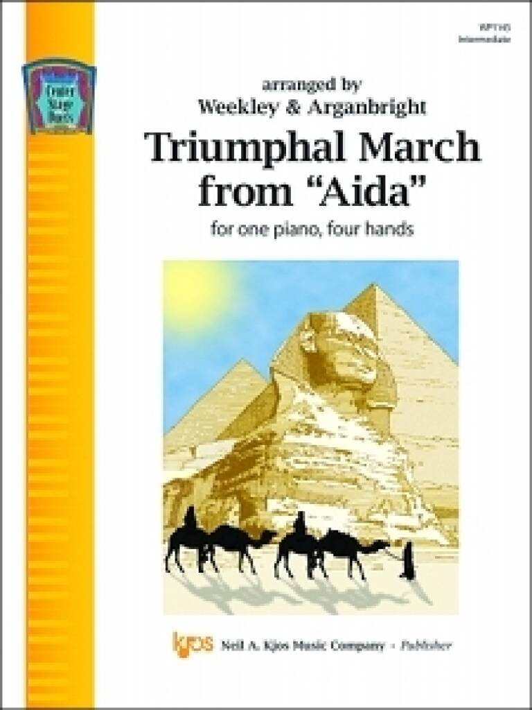 Giuseppe Verdi: Triumphal March from 'Aida': (Arr. Dallas Weekley): Klavier Duett