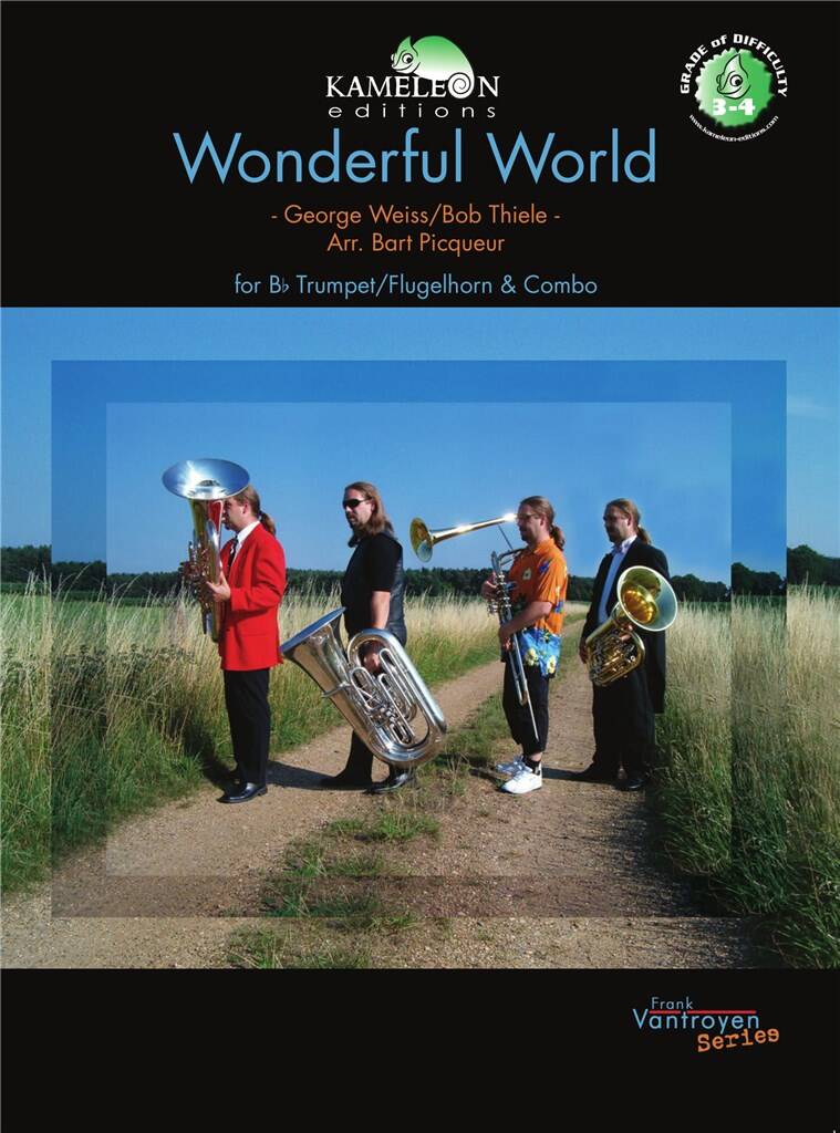 Louis Armstrong: Wonderful World: (Arr. Bart Picqueur): Jazz Ensemble mit Solo