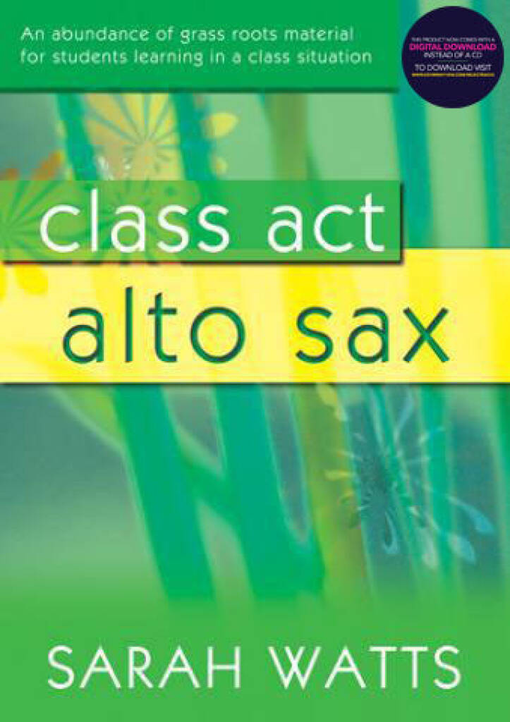 Class Act Alto Sax - Teacher