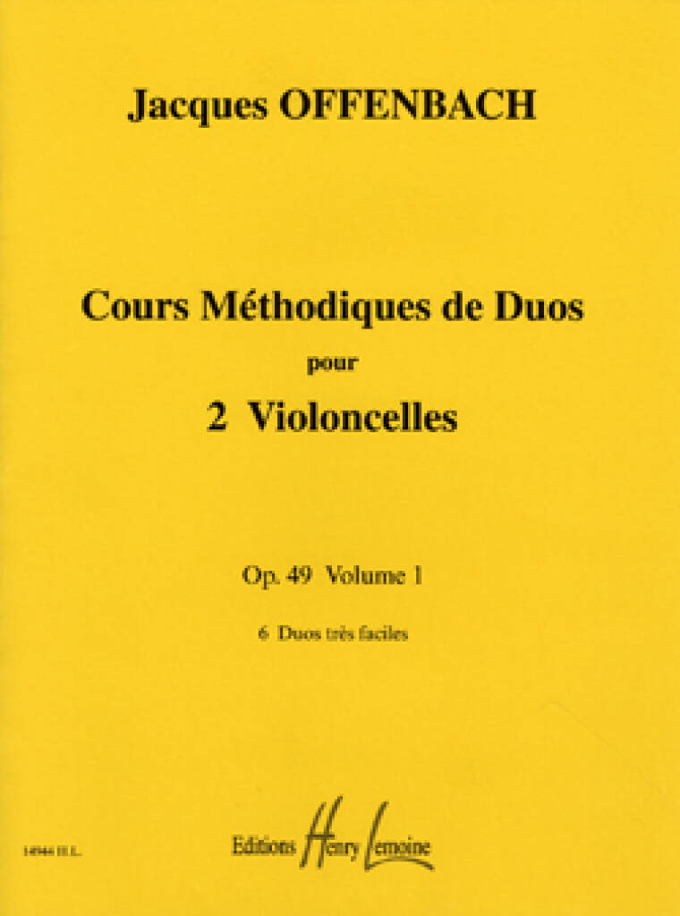 Cours méthodique de duos Op.49 Vol.1