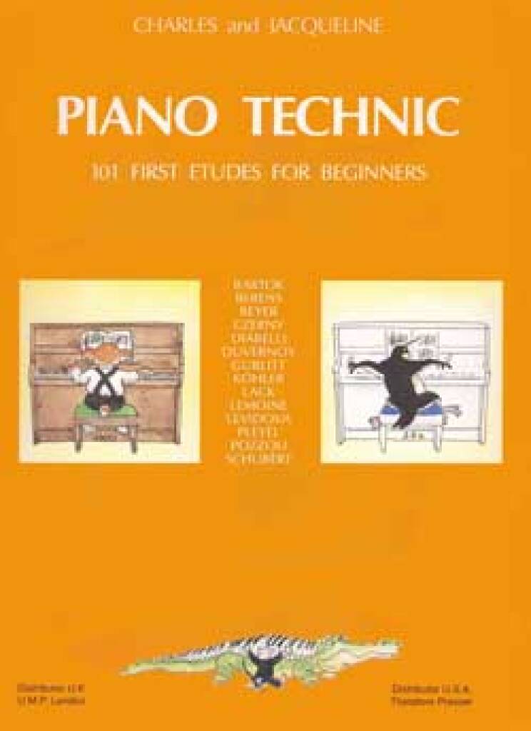 Charles Hervé: Piano technic - 101 First Studies for Beginners: Klavier Solo