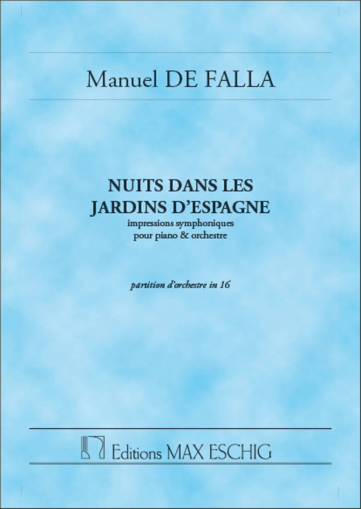 Manuel de Falla: Nuits Jardins.. Poche: Orchester