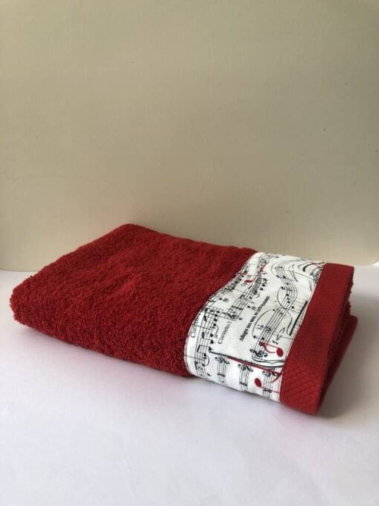 Bath Towel red Nutcracker 70x140