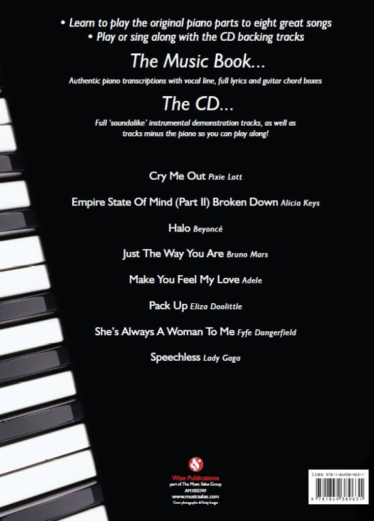 Play Piano With: Lady Gaga, Adele, Alicia Keys etc