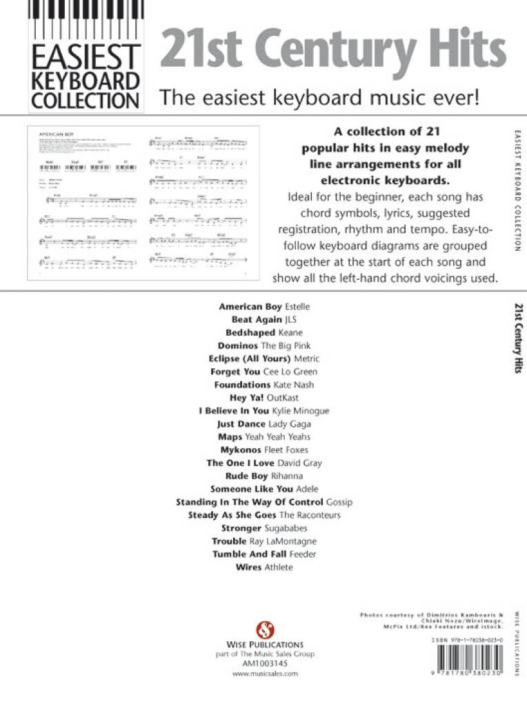 Easiest Keyboard Collection: 21st Century Hits: Keyboard
