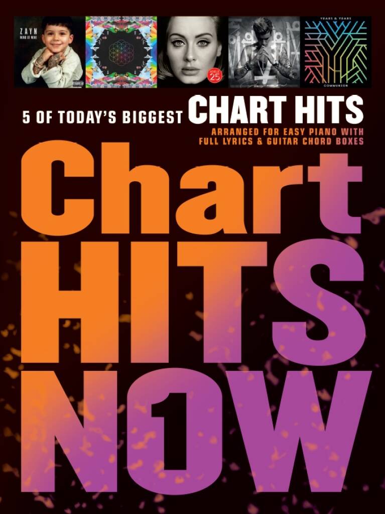 Chart Hits Now - Volume 1: Klavier, Gesang, Gitarre (Songbooks)