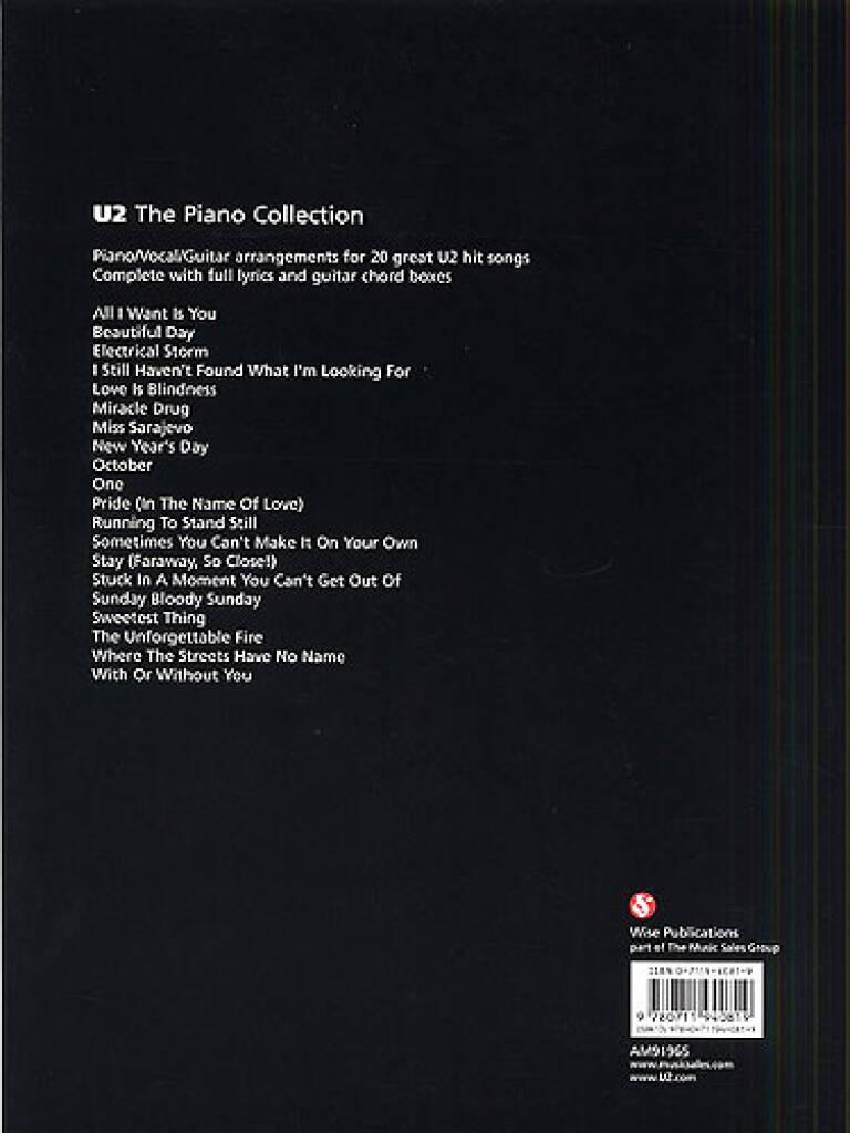 U2: U2 The Piano Collection: Klavier, Gesang, Gitarre (Songbooks)