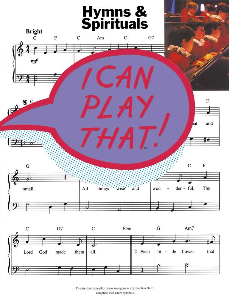 I Can Play That! Hymns And Spirituals: Klavier, Gesang, Gitarre (Songbooks)