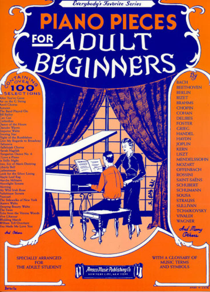 Piano Pieces For Adult Beginners: Klavier Solo