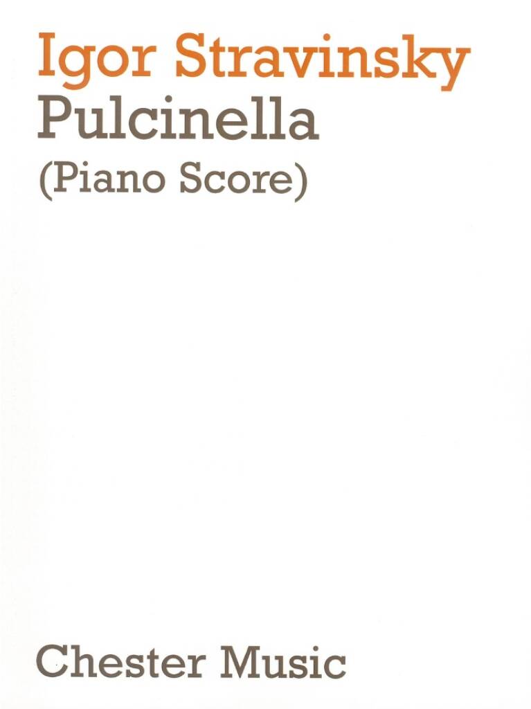 Igor Stravinsky: Pulcinella (Piano/Vocal Score): Gemischter Chor mit Klavier/Orgel
