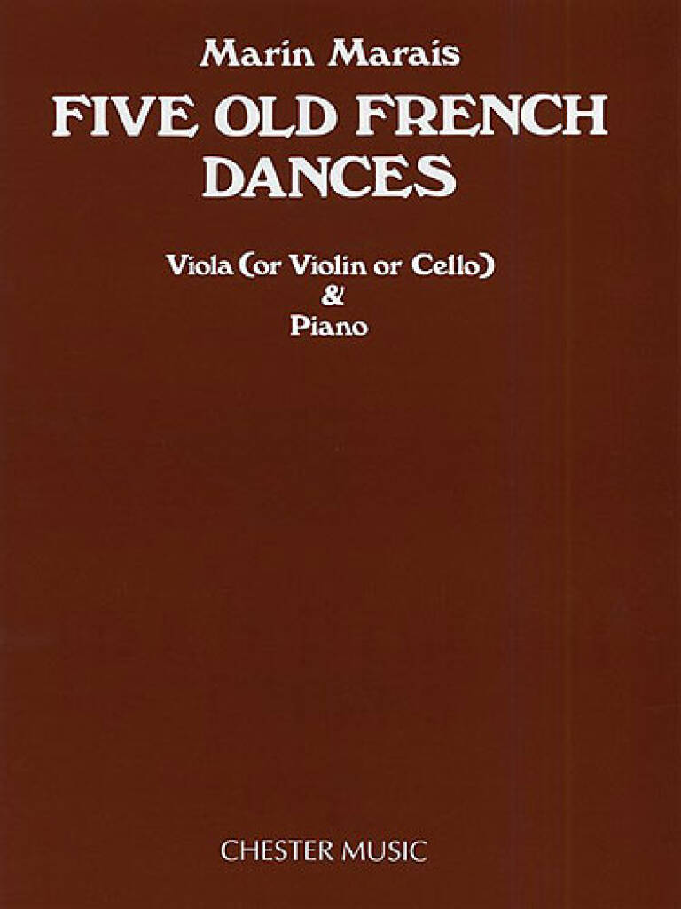 Marin Marais: 5 Old French Dances: Viola mit Begleitung