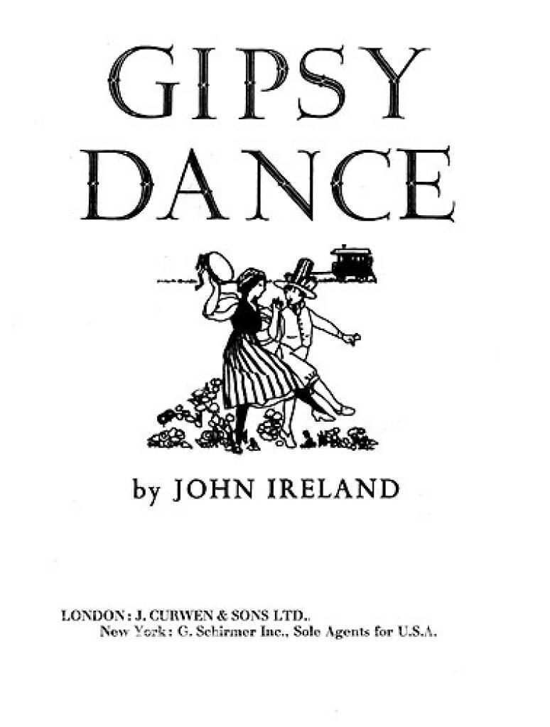 John Ireland: Gipsy Dance: Klavier Solo