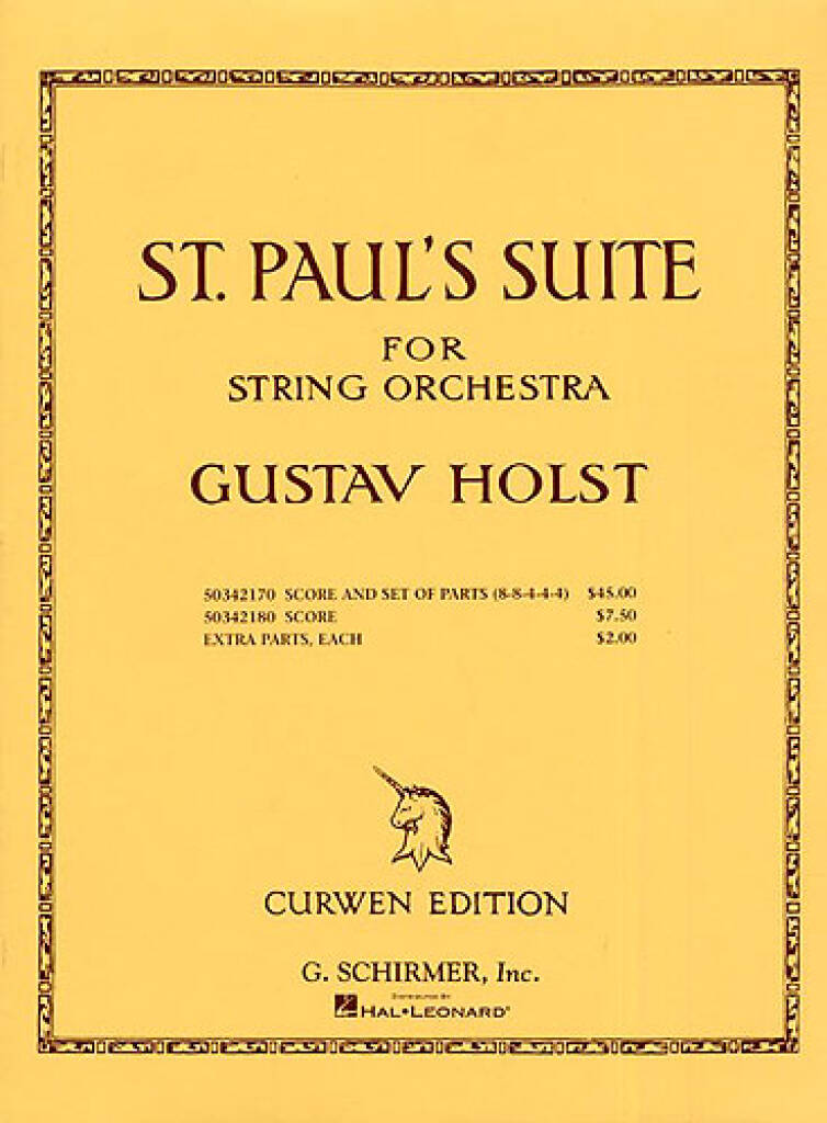 Gustav Holst: St. Pauls Suite: Streichensemble