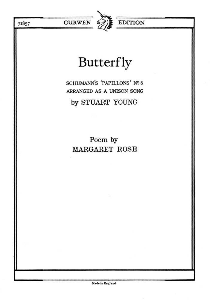 Robert Schumann: Butterfly: (Arr. Stuart Young): Gemischter Chor mit Klavier/Orgel