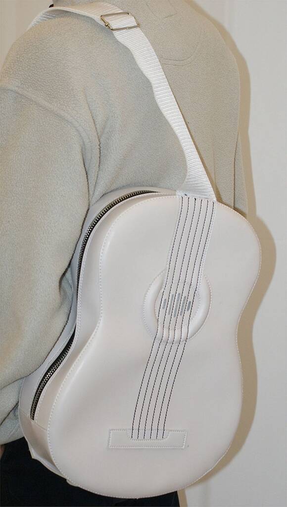 Musicwear - Acoustic-Style Shoulder Bag - White