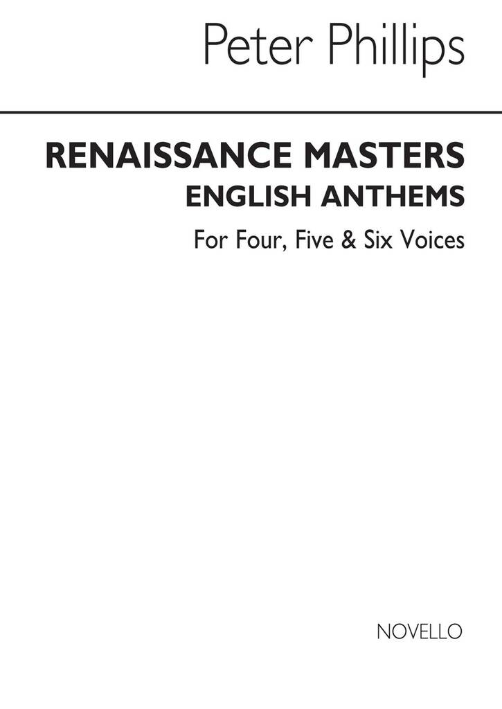 Thomas Weelkes: English Anthems: Gemischter Chor mit Klavier/Orgel