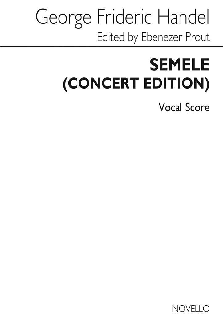 Georg Friedrich Händel: Semele (Abridged Edition)- Vocal Score: Gemischter Chor mit Begleitung
