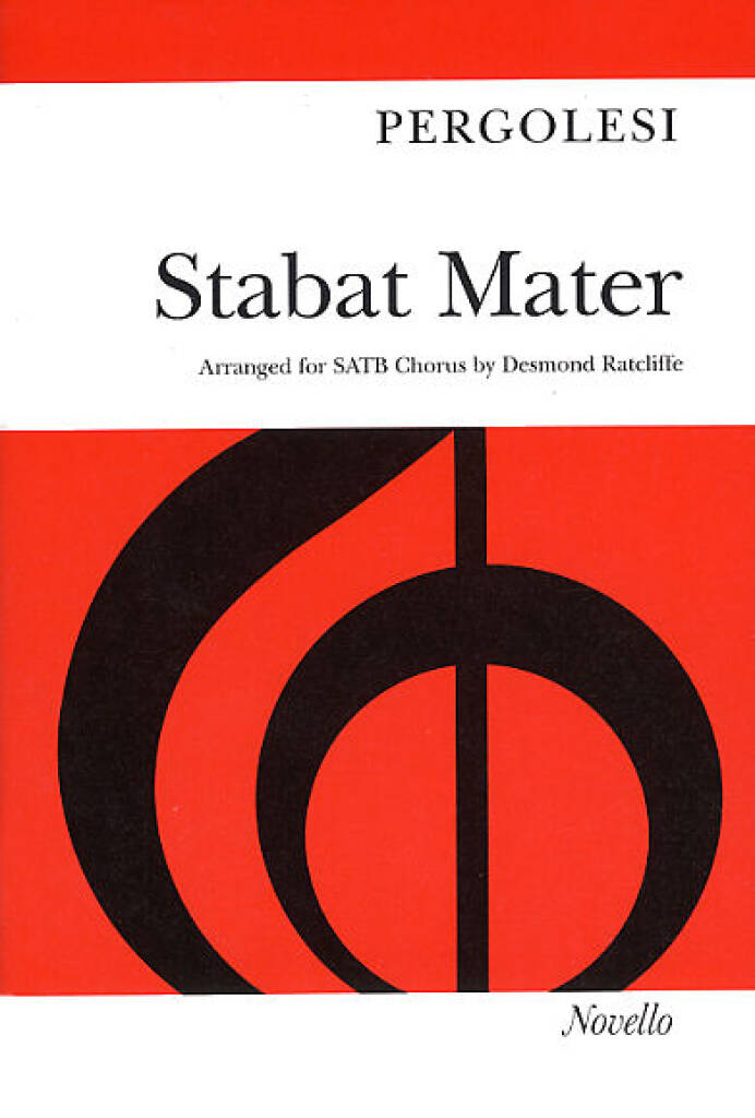 Giovanni Battista Pergolesi: Stabat Mater: (Arr. Desmond Ratcliffe): Gemischter Chor mit Klavier/Orgel