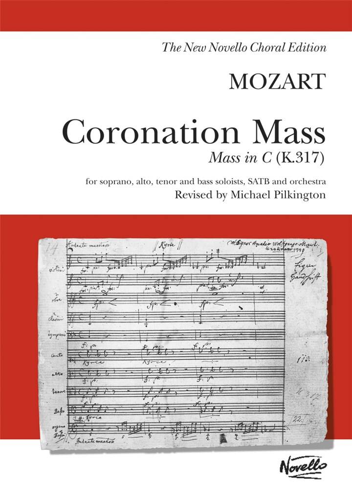 Wolfgang Amadeus Mozart: Coronation Mass Mass In C K.317: Gemischter Chor mit Klavier/Orgel