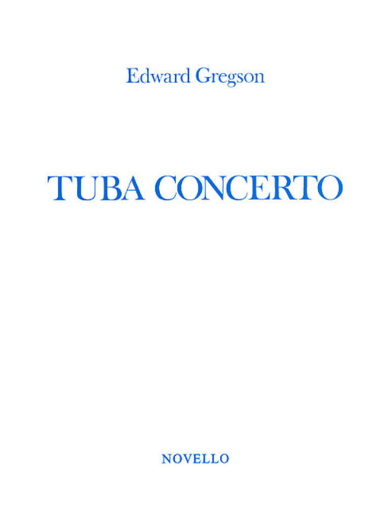 Edward Gregson: Tuba Concerto: Tuba mit Begleitung