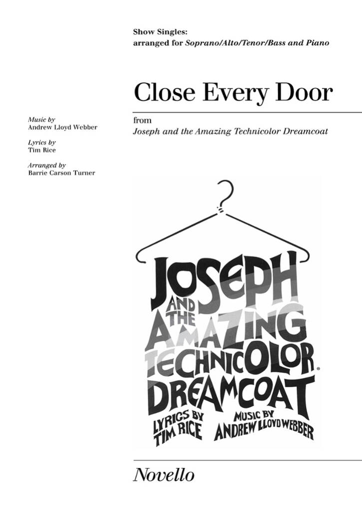 Andrew Lloyd Webber: Close Every Door (SATB/Piano): Gemischter Chor mit Begleitung