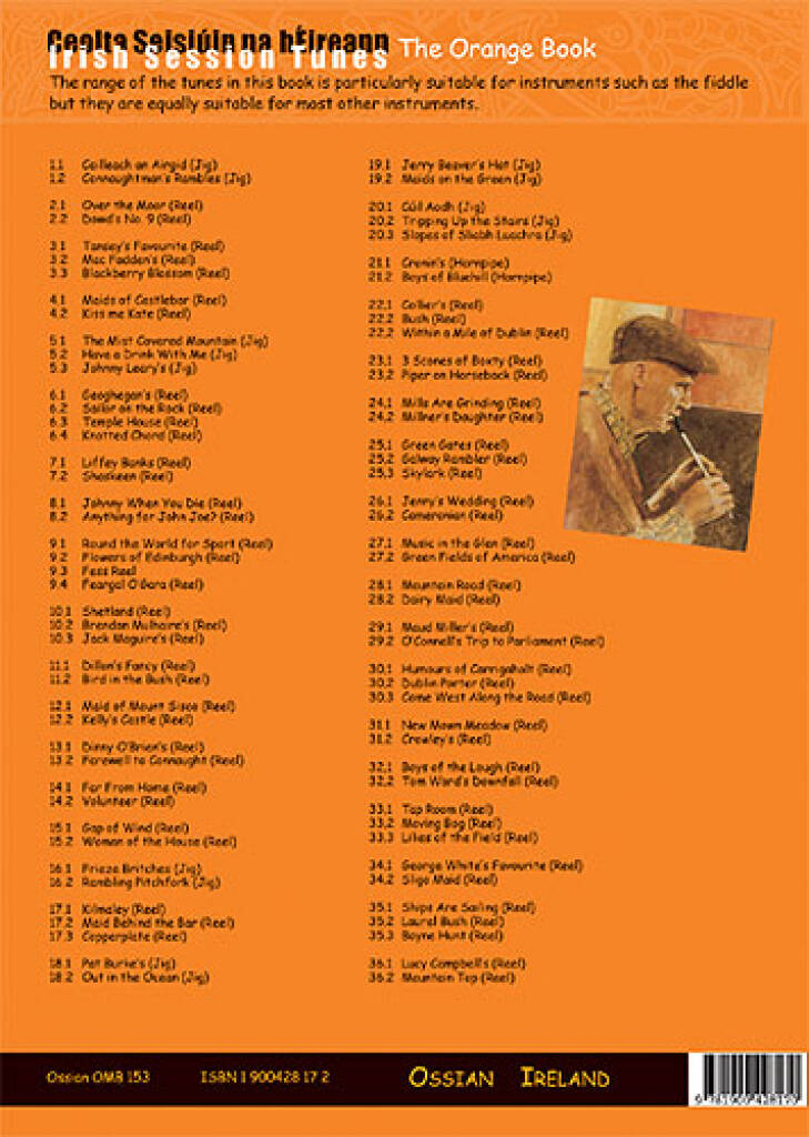 Irish Session Tunes: Orange Book: Violine Solo
