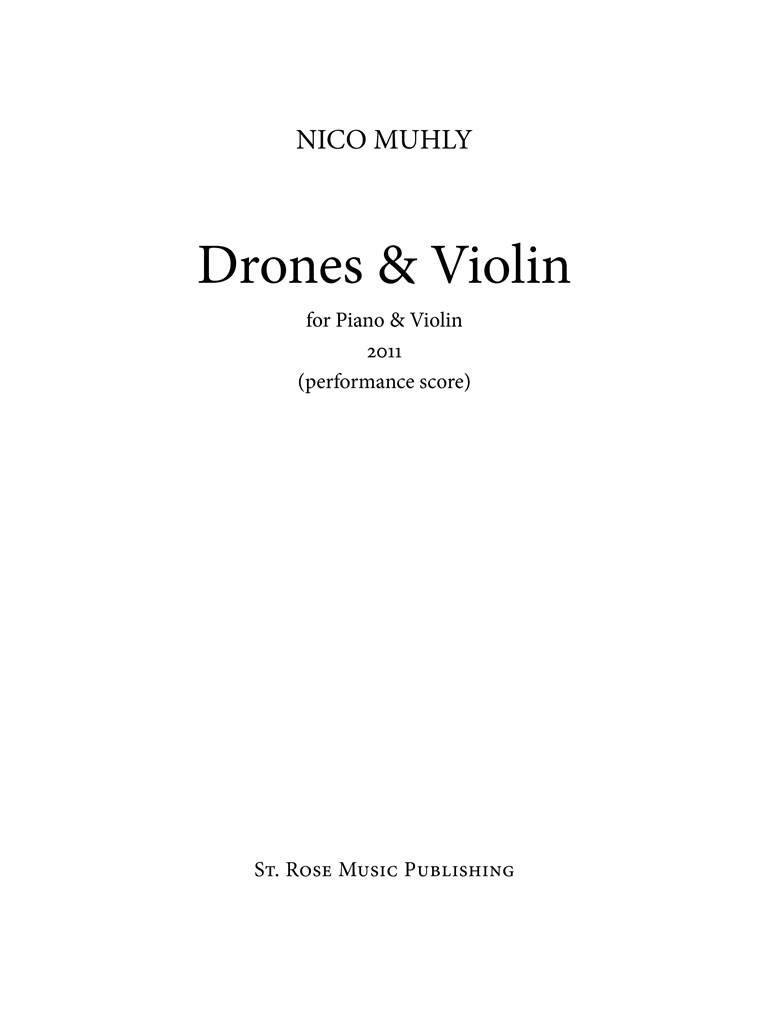 Nico Muhly: Drones & Violin: Violine mit Begleitung