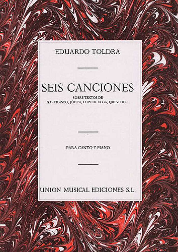Eduardo Toldra: Eduardo Toldra: Seis Canciones: Gesang mit Klavier