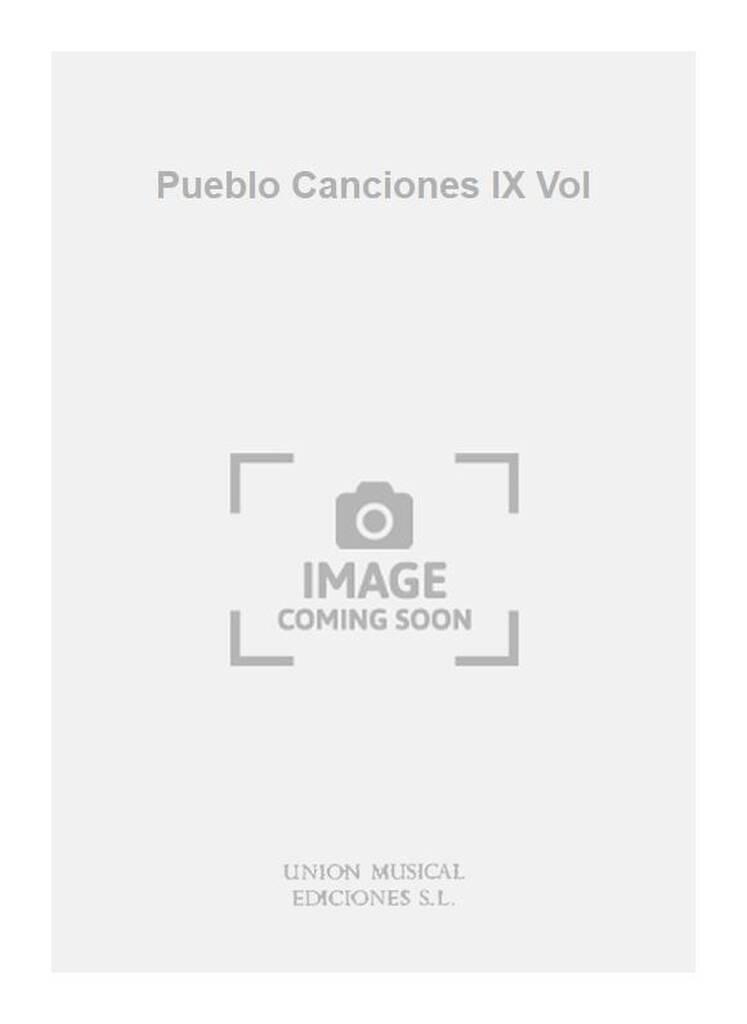 Pueblo Canciones IX Vol: Gesang Solo