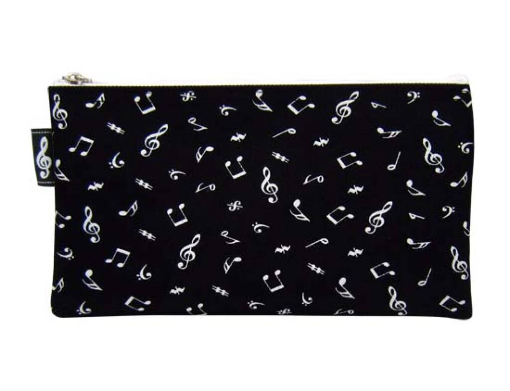 Music Notes Pencil Bag - Rectangular