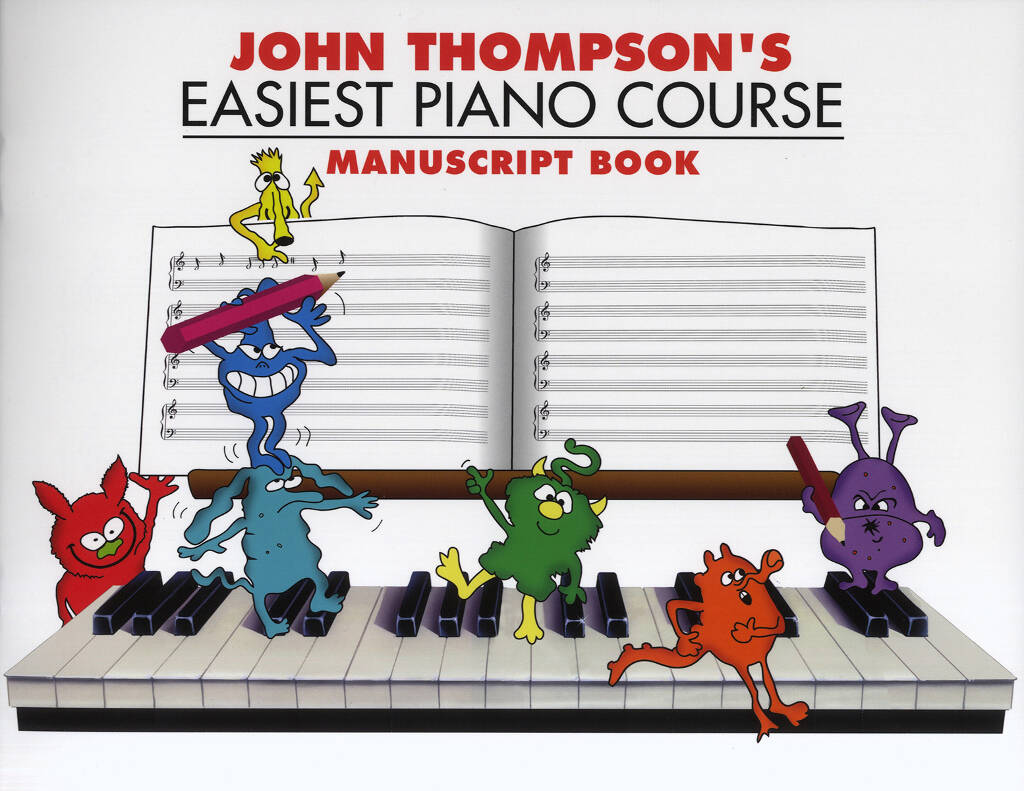 John Thompson's Easiest Piano Course Manuscript: Notenpapier