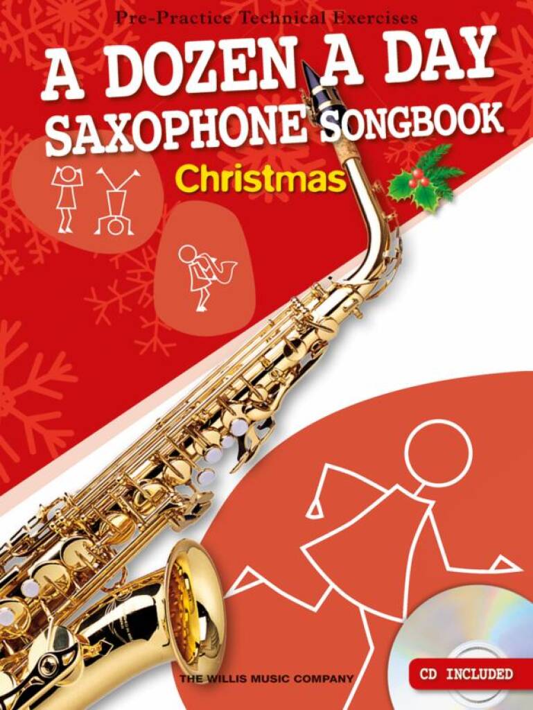 A Dozen A Day Alto Sax Songbook: Christmas: (Arr. Chris Hussey): Altsaxophon