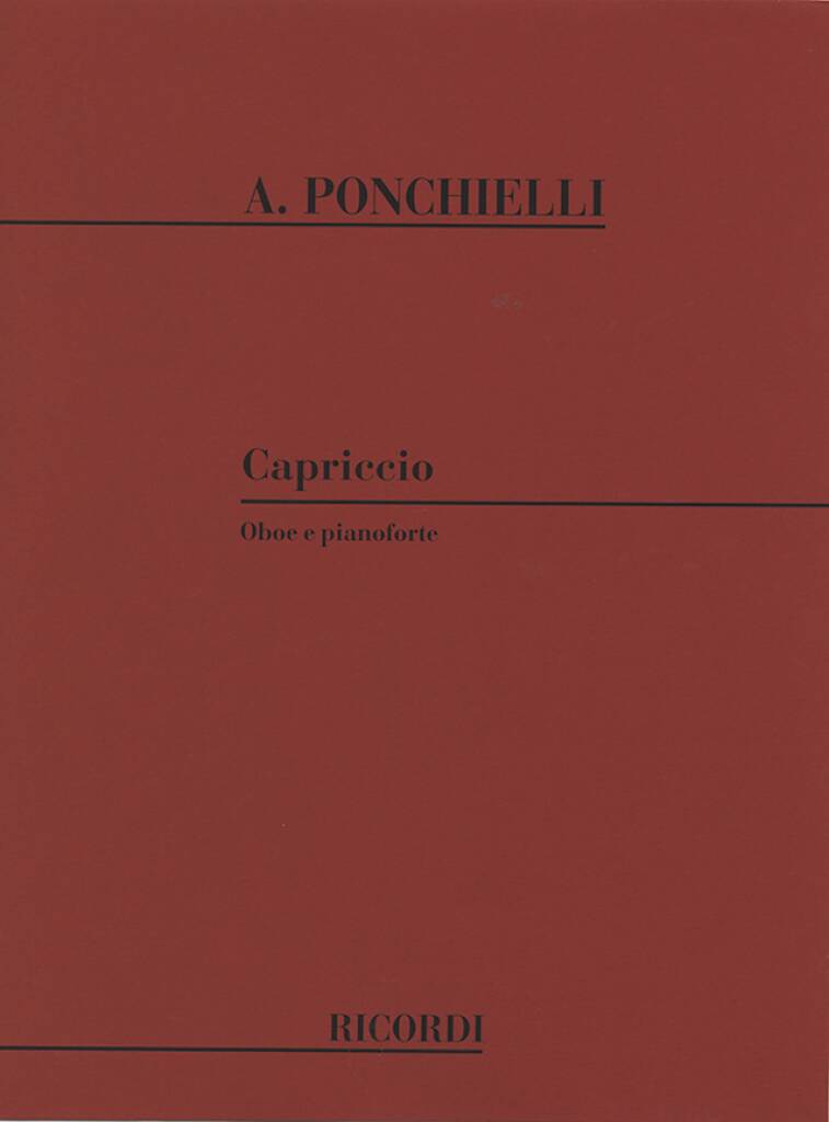 Amilcare Ponchielli: Capriccio: Oboe mit Begleitung