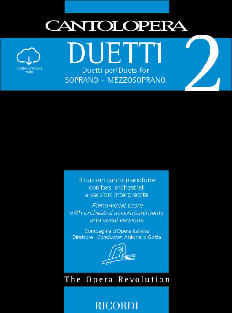 Cantolopera: Duetti Volume 2: Gesang mit Klavier