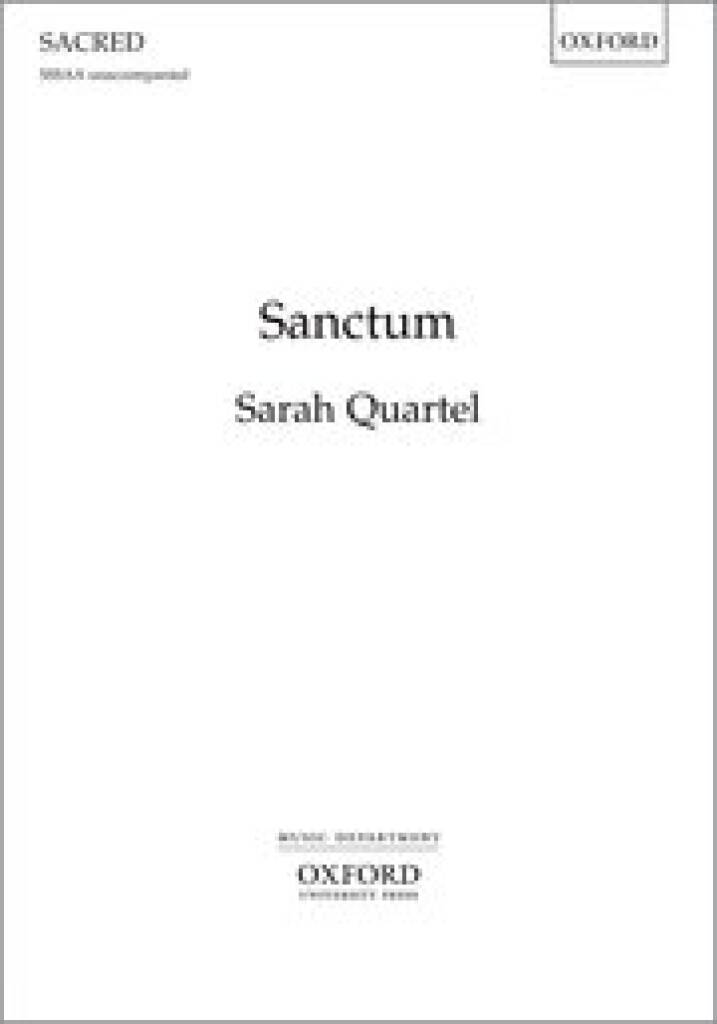 Sarah Quartel: Sanctum: Frauenchor A cappella