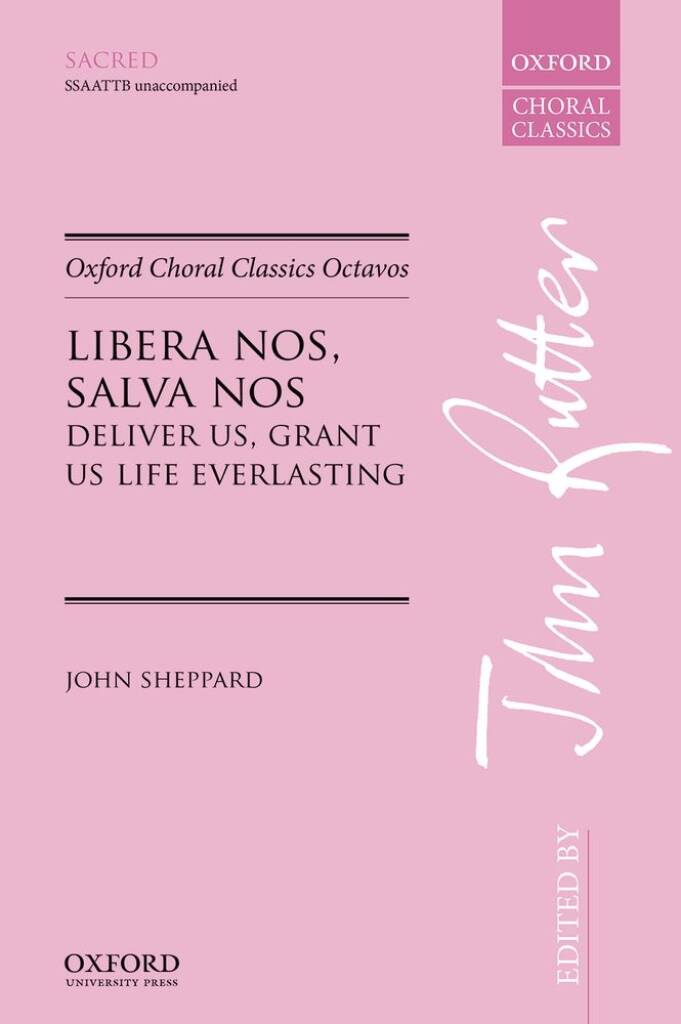 John Sheppard: Libera nos, salva nos: Gemischter Chor mit Begleitung
