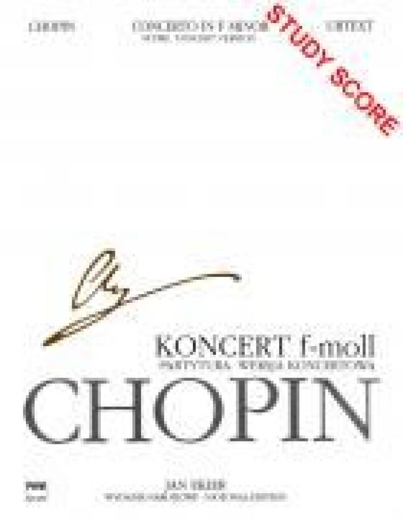 Frédéric Chopin: Concerto in F minor Op. 21 WN vol. 34 B VIIIb: Orchester mit Solo